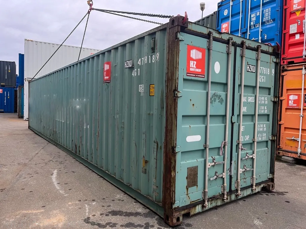 40Ft Hc Used Shipping Containers High Cube Wind And Watertight, AS Is - Image 4