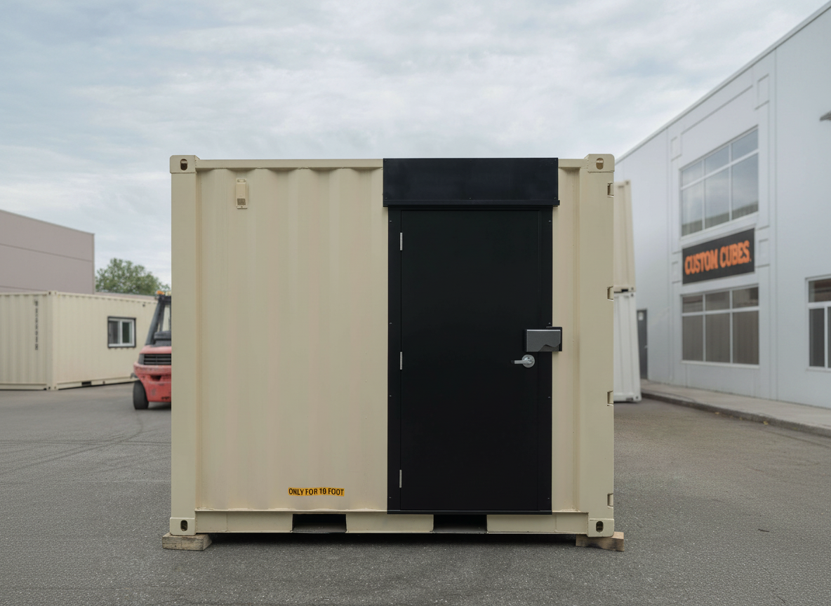 10ft Office CUBE – Wood Finished | Mobile Workspace