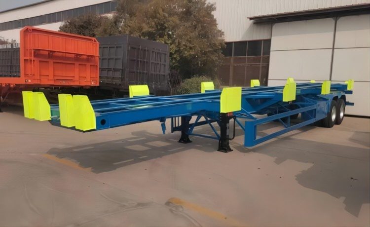 40Ft 2 Axle Skeletal Trailer for Container Transport