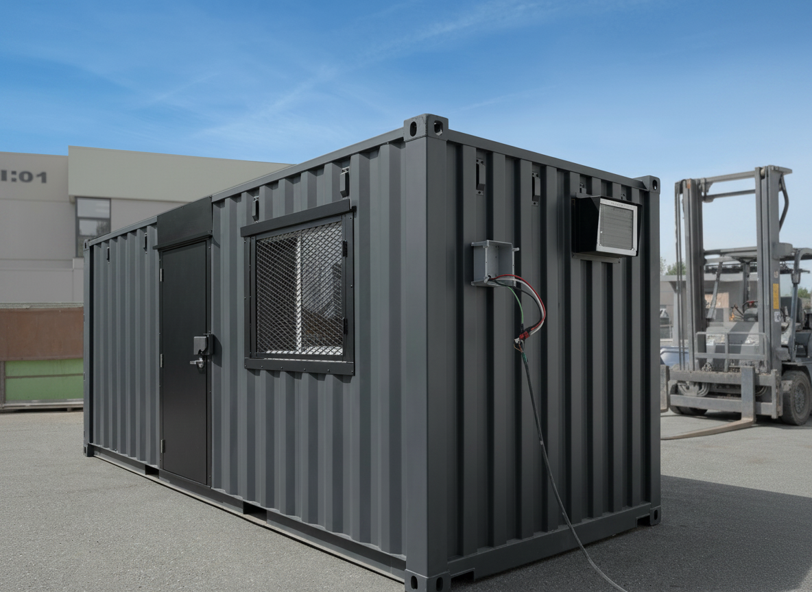 20ft Office CUBE – Wood Finished | Mobile Workspace - Image 5