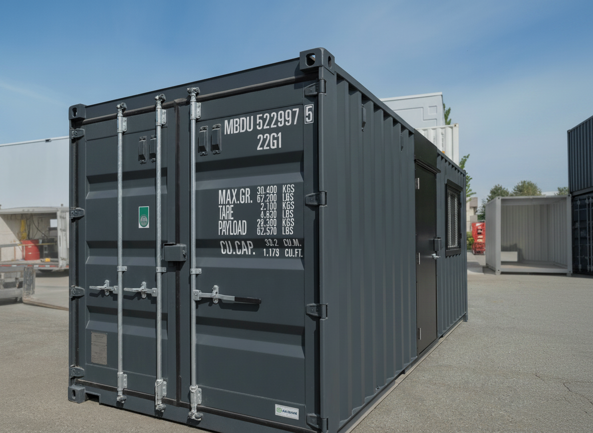 20ft Office CUBE – Wood Finished | Mobile Workspace - Image 4