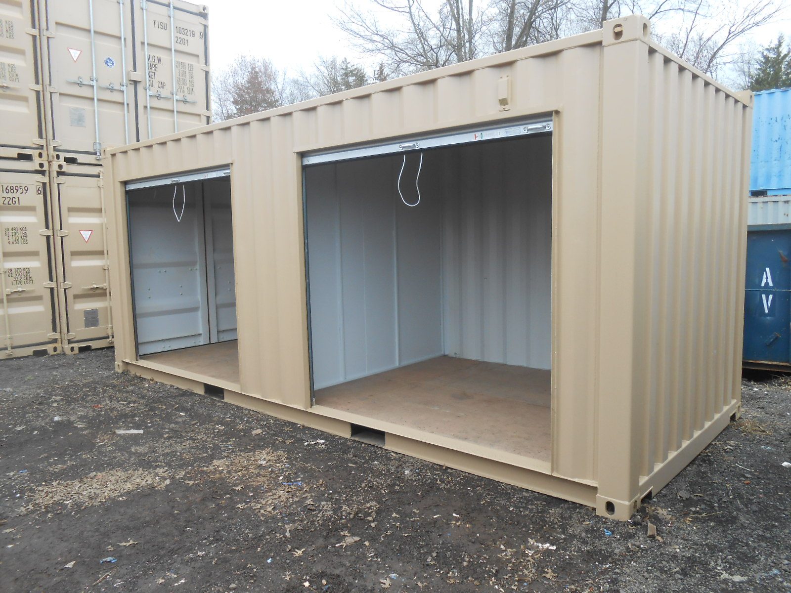 20ft High Cube Container with 2 Roll-Up Side Doors - Image 5