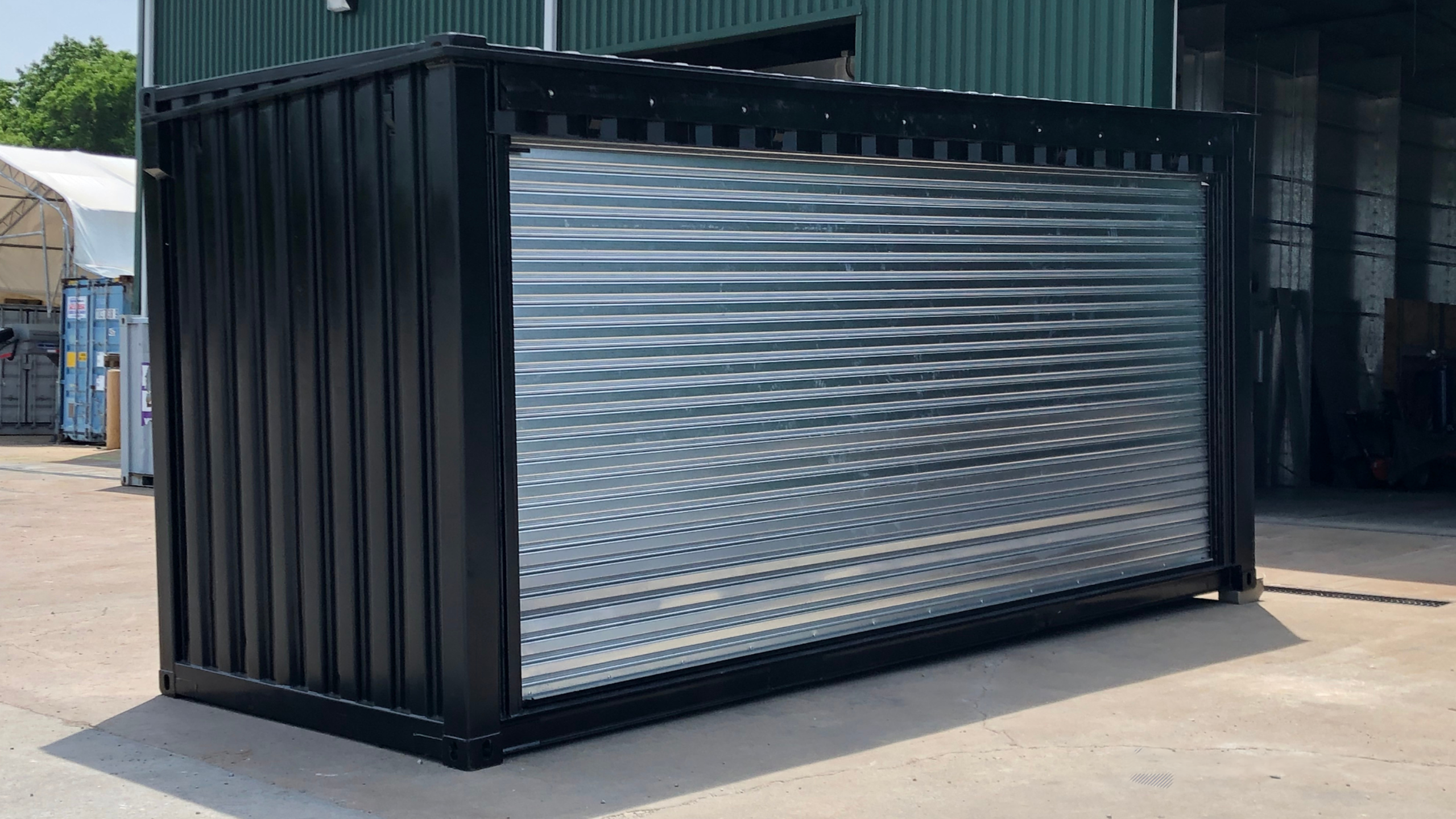 20ft Shipping Container Full-Length Roll-Up Door - Image 5