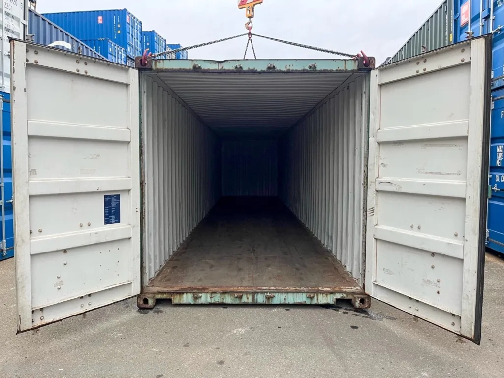40Ft Hc Used Shipping Containers High Cube Wind And Watertight, AS Is - Image 2