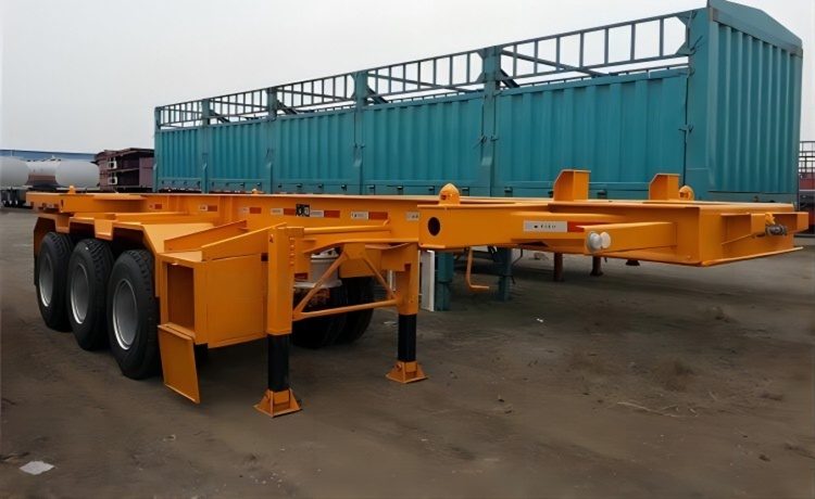 40Ft 3 Axle Skeletal Container Trailer - Image 4