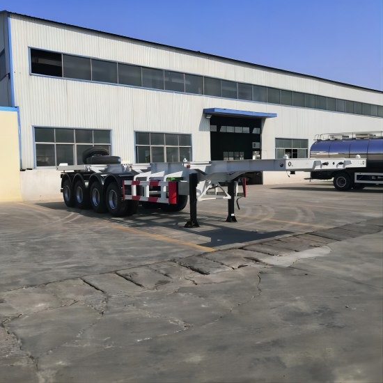40ft 4 Axel Skeletal Semi Container Trailer - Image 2