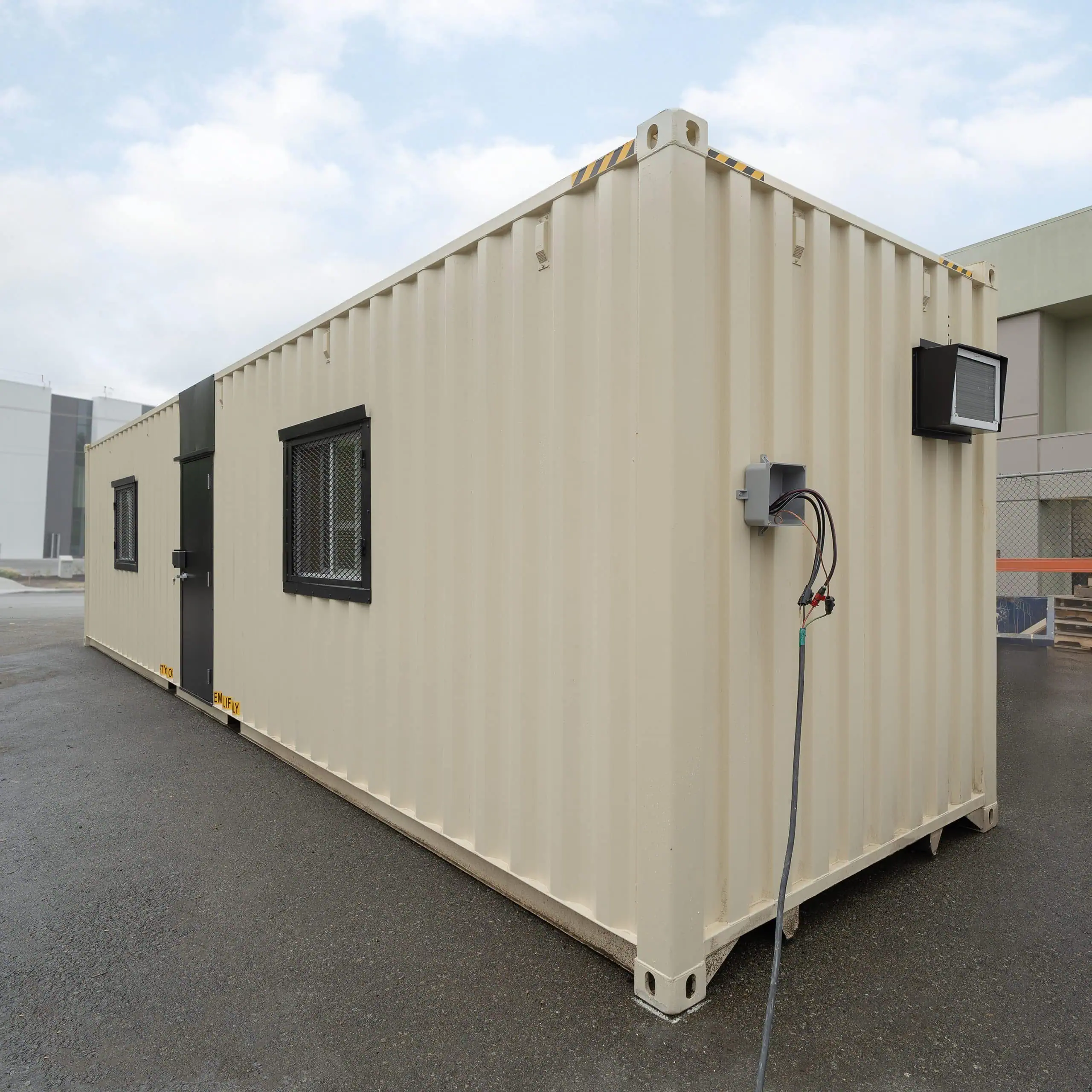 40’HC Office Container – Vinyl Drywall Finished - Image 6