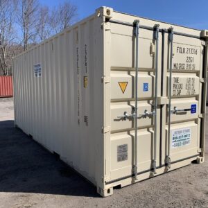 New 20ft x 8ft Beige Shipping/Storage Container