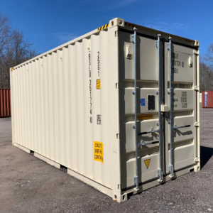 New 20ft x 8ft Beige High Cube Shipping/Storage Container