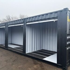 30ft Shipping Container Three Roll-Up Doors