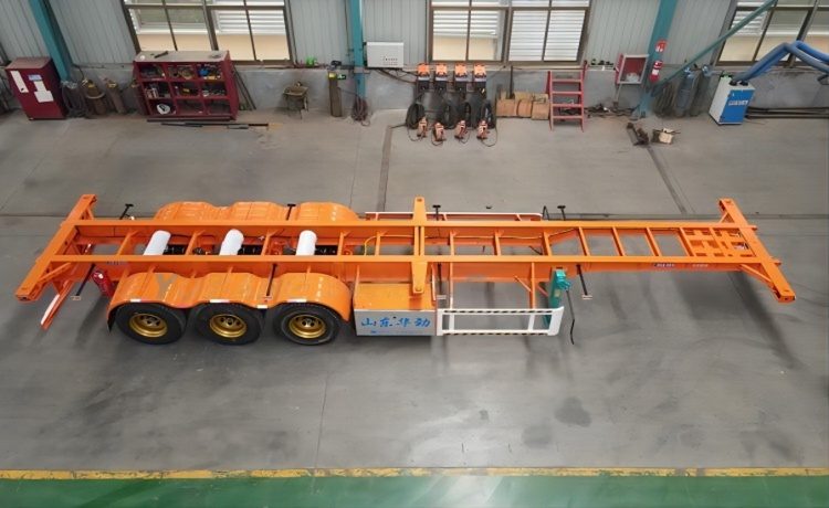 45ft 3-Axle Skeletal Container Trailer - Image 3