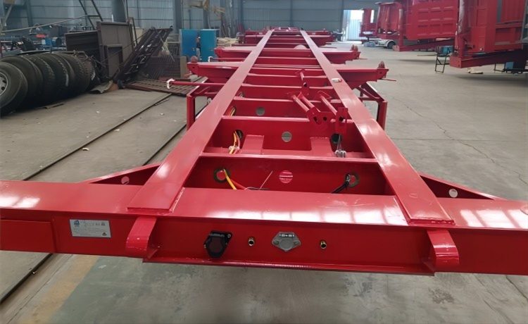 40Ft 3 Axle Skeletal Container Trailer - Image 2